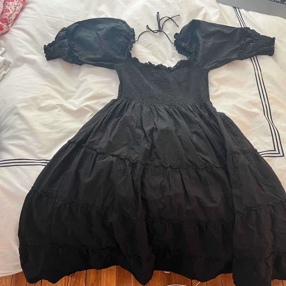 Hill House black Nesli nap dress